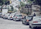 ترافیک سنگین در محور چالوس