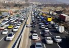 ترافیک سنگین در آزادراه کرج – تهران
