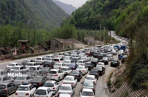 جاده چالوس از ساعت ۱۴ امروز یکطرفه می شود
