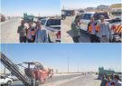 بهسازی آسفالت پل روگذر و سهراهی شهر چغادک آغاز شد