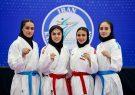 جهانی شدن بانوان کاراته با صعود به فینال کومیته تیمی