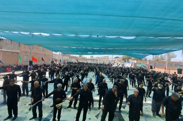 شکوه تاسوعای حسینی در اردستان
