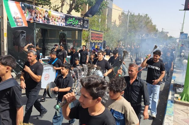 عزاداری هیئت مذهبی بجنورد در روز عاشورا