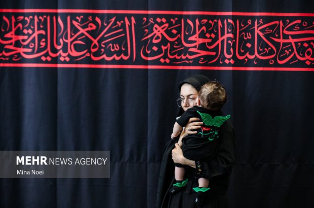 مراسم شیرخوارگان حسینی در حرم حضرت معصومه(س)