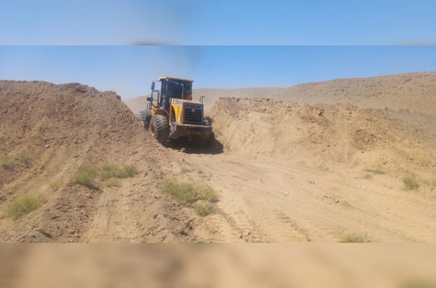 مهار روان‌آب‌ها در کنارک با احداث بندهای خاکی