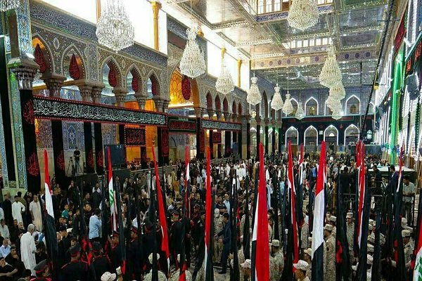 نخستین خیمه عزای محرم در کربلا برافراشته شد/ فیلم