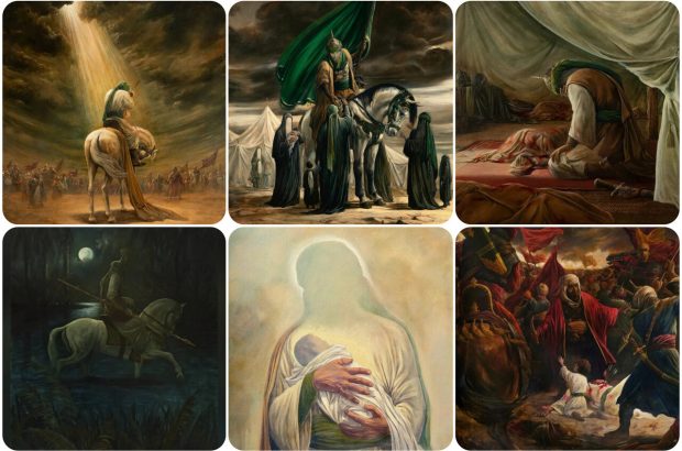 نقش شهادت در آثار محمدعلی نادری؛ وقتی قلمو با زبان درد سخن
می‌گوید